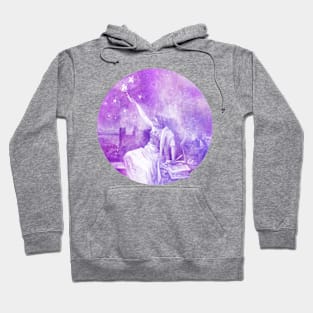 Star Lighting In Amethyst Hoodie